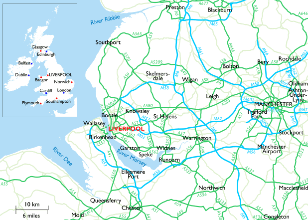 Liverpool region map